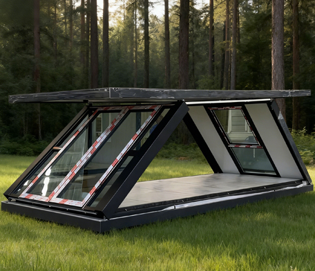 Z-förmiges Faltcontainerhaus