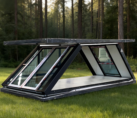 Z-förmiges Faltcontainerhaus